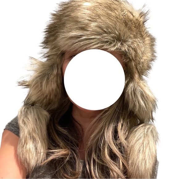 Faux Fur Ear Flap Beanie - Picture 5 of 5